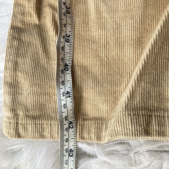 St. John's Bay Pants Size 10 Corduroy Tan Beige Khaki Bootcut Stretch Work Women - Picture 7 of 10